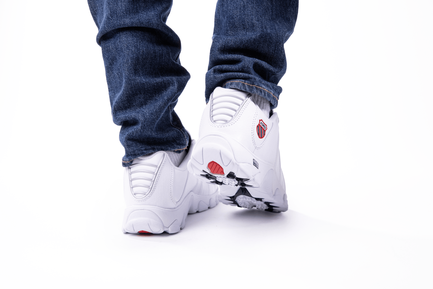 03426 - 130 - XW | ST329 CMF | WHITE/NAVY/RED - K - Swiss US - FOOTWEAR