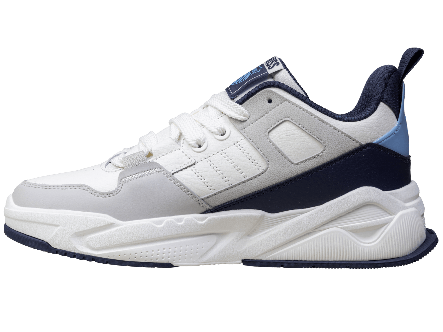 04077 - 936 - M | TECHNA TRAINER | SAIL WHITE/NAVY/RED - K - Swiss US - FOOTWEAR