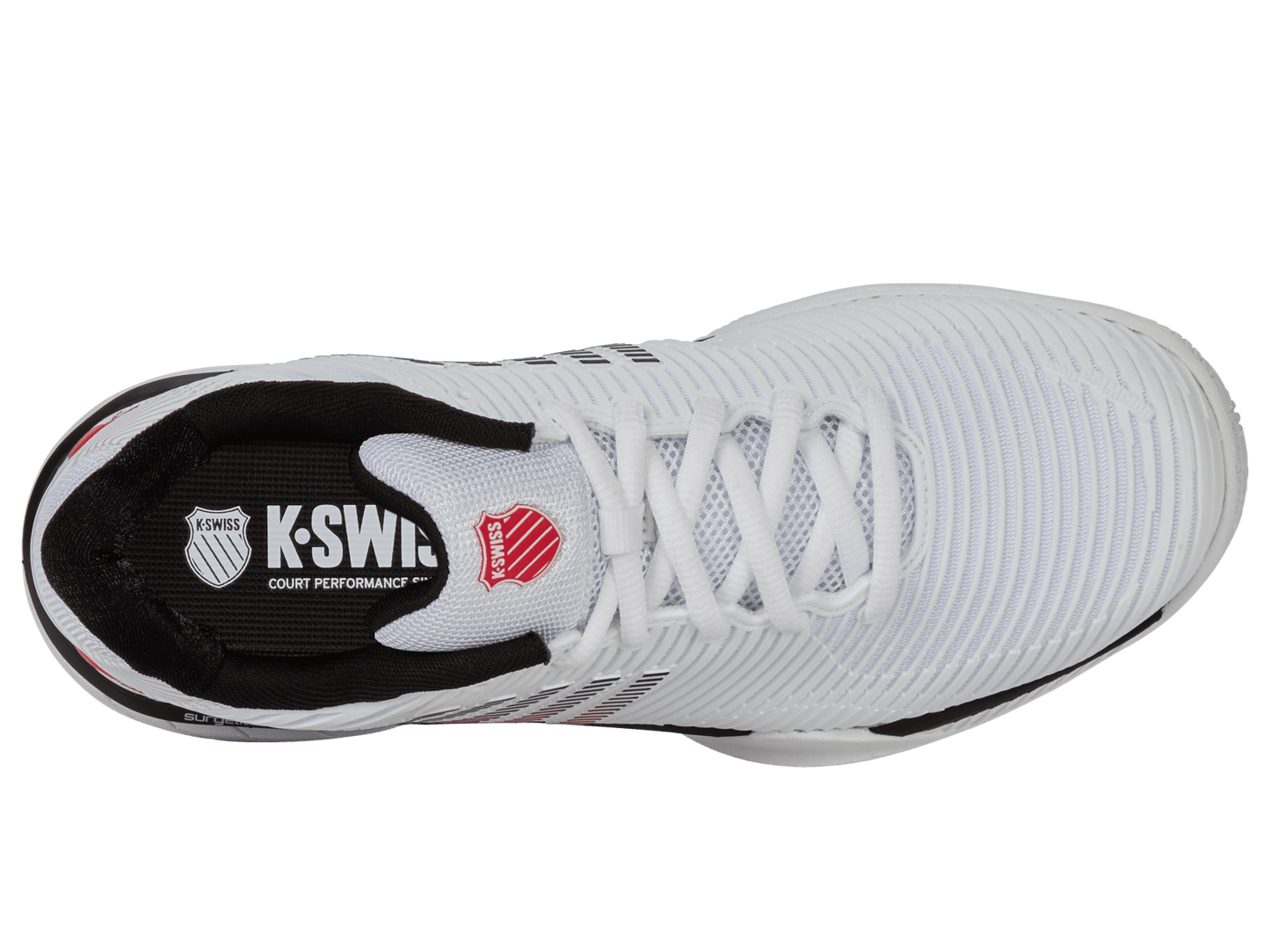 06613 - 140 - M | HYPERCOURT EXPRESS 2 | WHITE/BLACK/MARS RED - K - Swiss US - FOOTWEAR