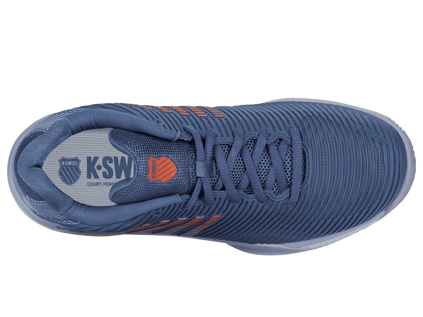 06614 - 043 - M | HYPERCOURT EXPRESS 2 CLAY | INFINITY/ARTIC ICE/SCARLET IBIS - K - Swiss US - FOOTWEAR