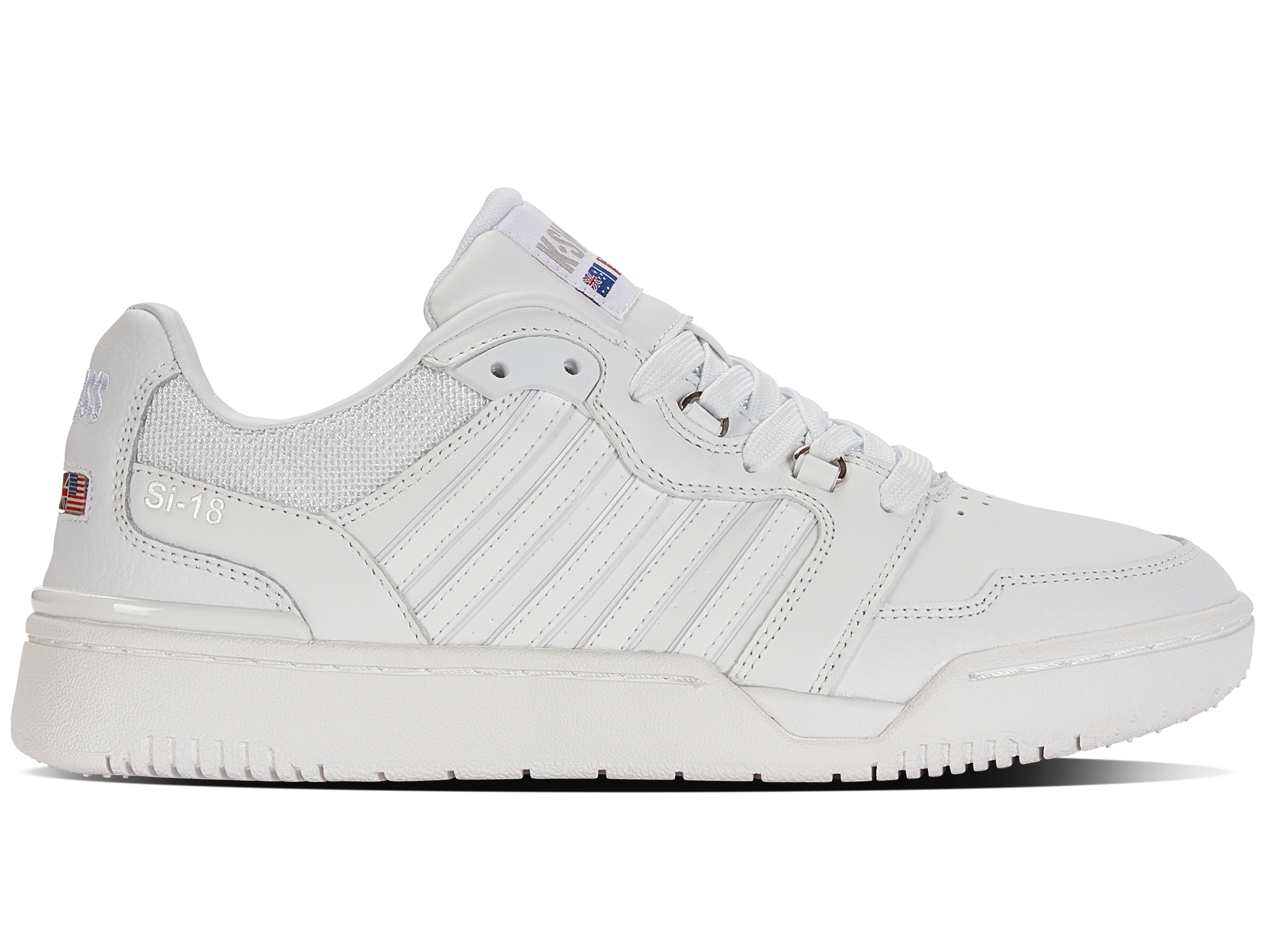 K Swiss Mens SI 18 Rival Shoes White White White Size 11.5