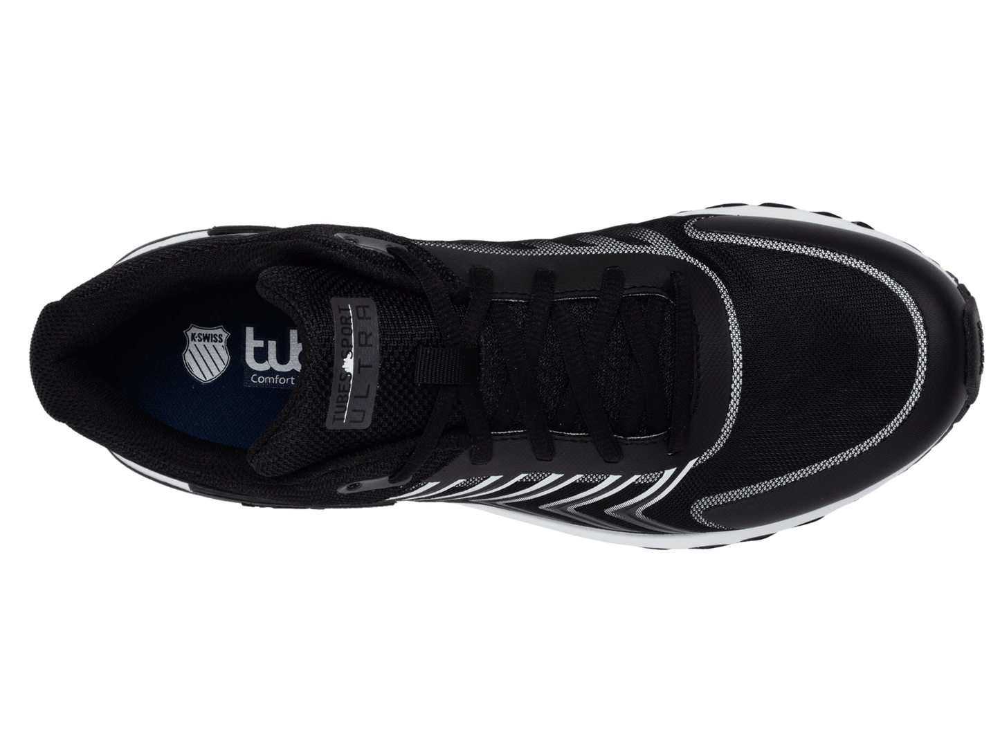 08913-035-M | TUBES SPORT ULTRA | BLACK/ASPHALT/WHITE - K-Swiss US - FOOTWEAR