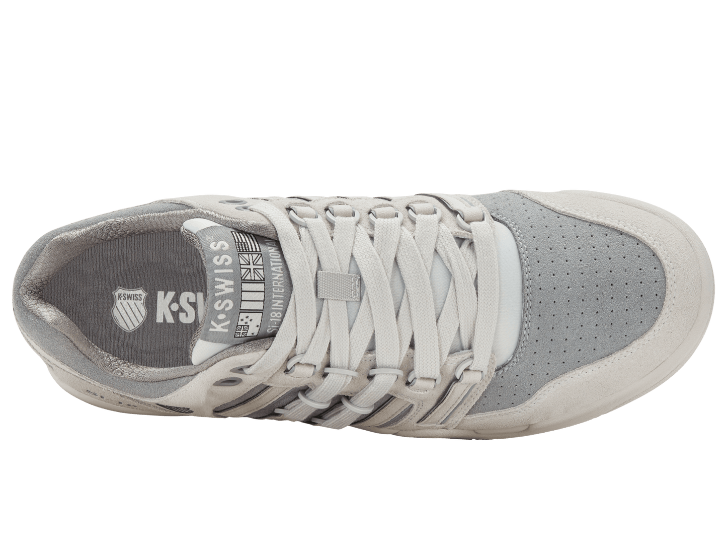 09440 - 024 - M | SI - 18 INTERNATIONAL SDE | OYSTER MUSHROOM/ULTIMATE GRAY - K - Swiss US - FOOTWEAR