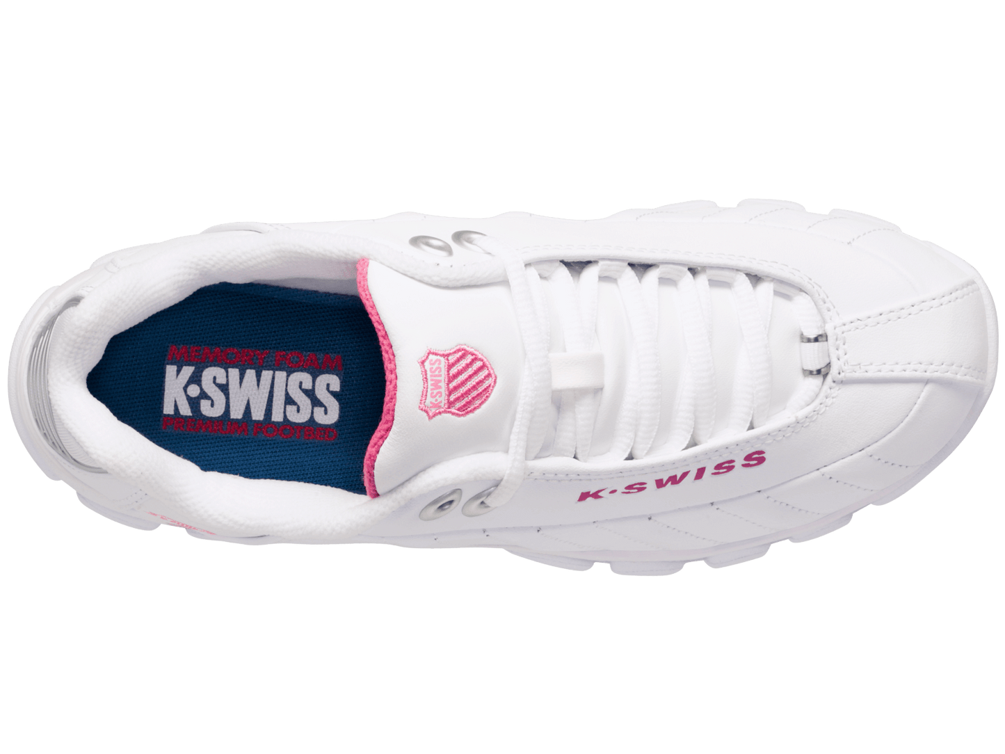93426 - 156 - W | ST329 CMF | WHITE/SHOCKING PINK - K - Swiss US - FOOTWEAR