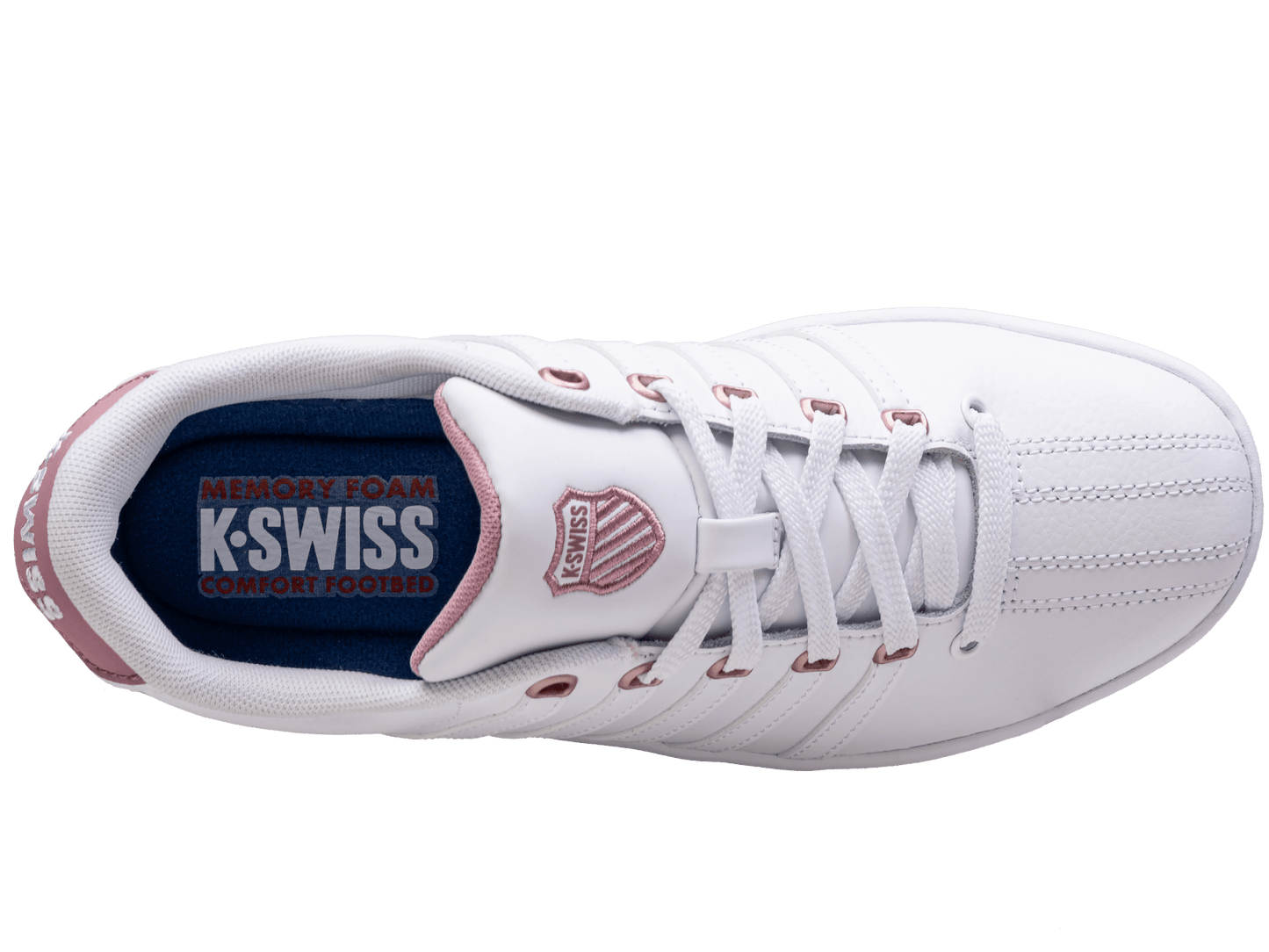 93629 - 119 - M | COURT PRO II CMF SP | WHITE/FOXGLOVE/RAINDROPS - K - Swiss US - FOOTWEAR