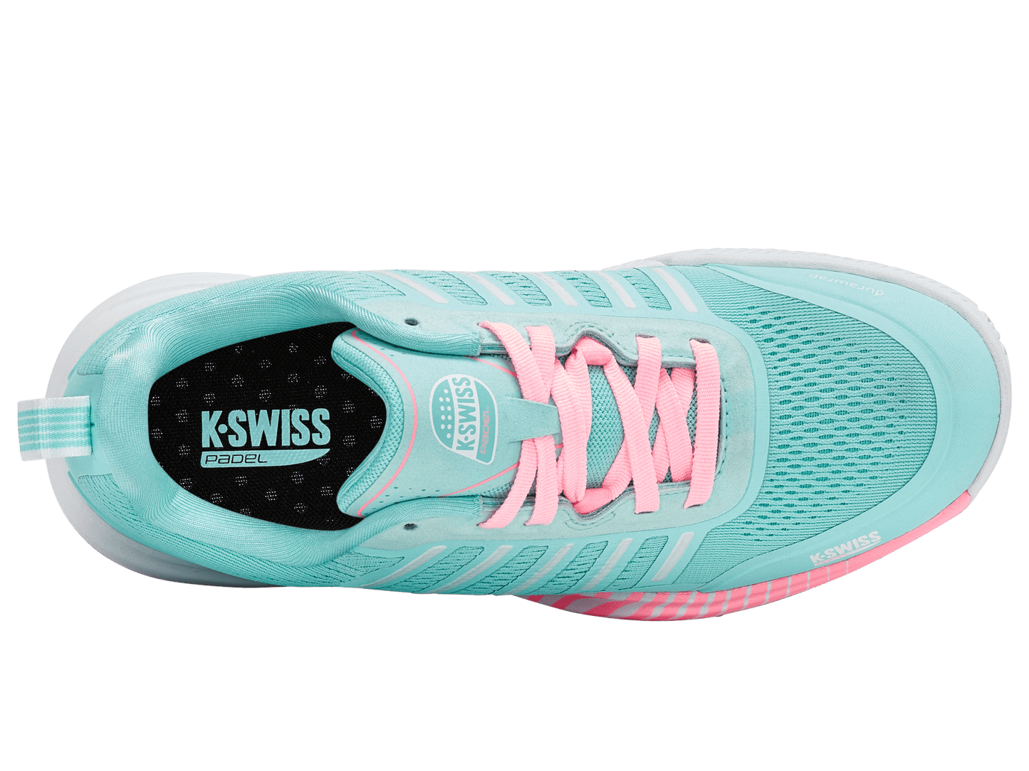 94436 - 411 - M | ULTRA COURT PADEL | SOFT NEON BLUE/WHITE/NEON BUBBLE GUM - K - Swiss US - FOOTWEAR