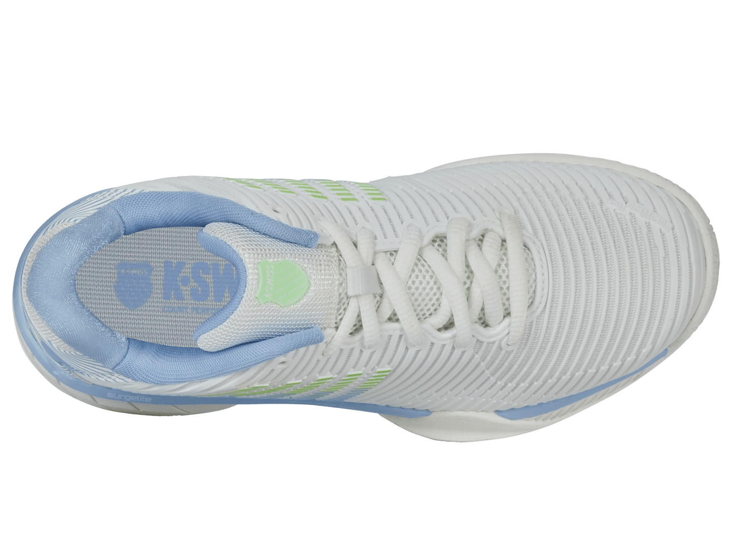 96613-126-M | HYPERCOURT EXPRESS 2 | LUCENT WHITE/DUTCH CANAL/PARADISE GREEN - K-Swiss US - FOOTWEAR