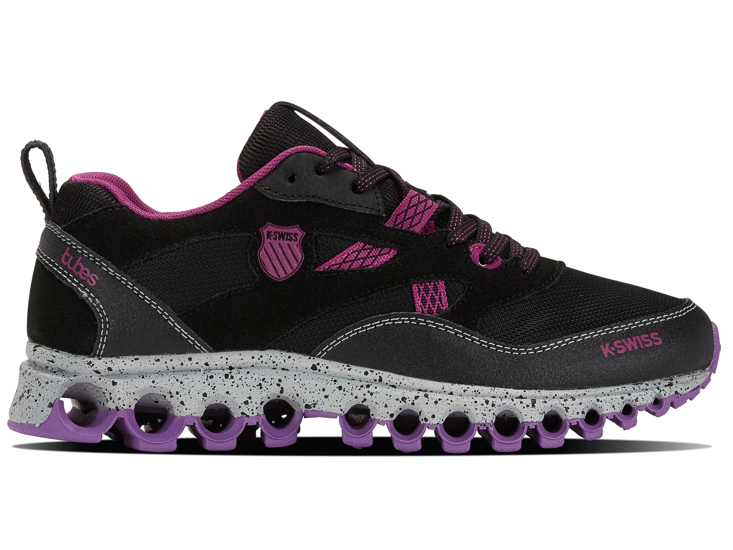 K-Swiss Tubes Comfort 200 Women's Running high quality Shoes 97112056 - Black/Pink. Size 8