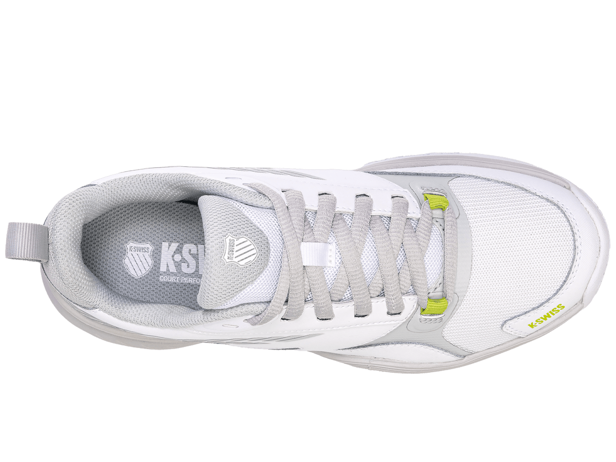 99190 - 956 - M | SPEEDEX | WHITE/GRAY VIOLET/LIME GREEN - K - Swiss US - FOOTWEAR
