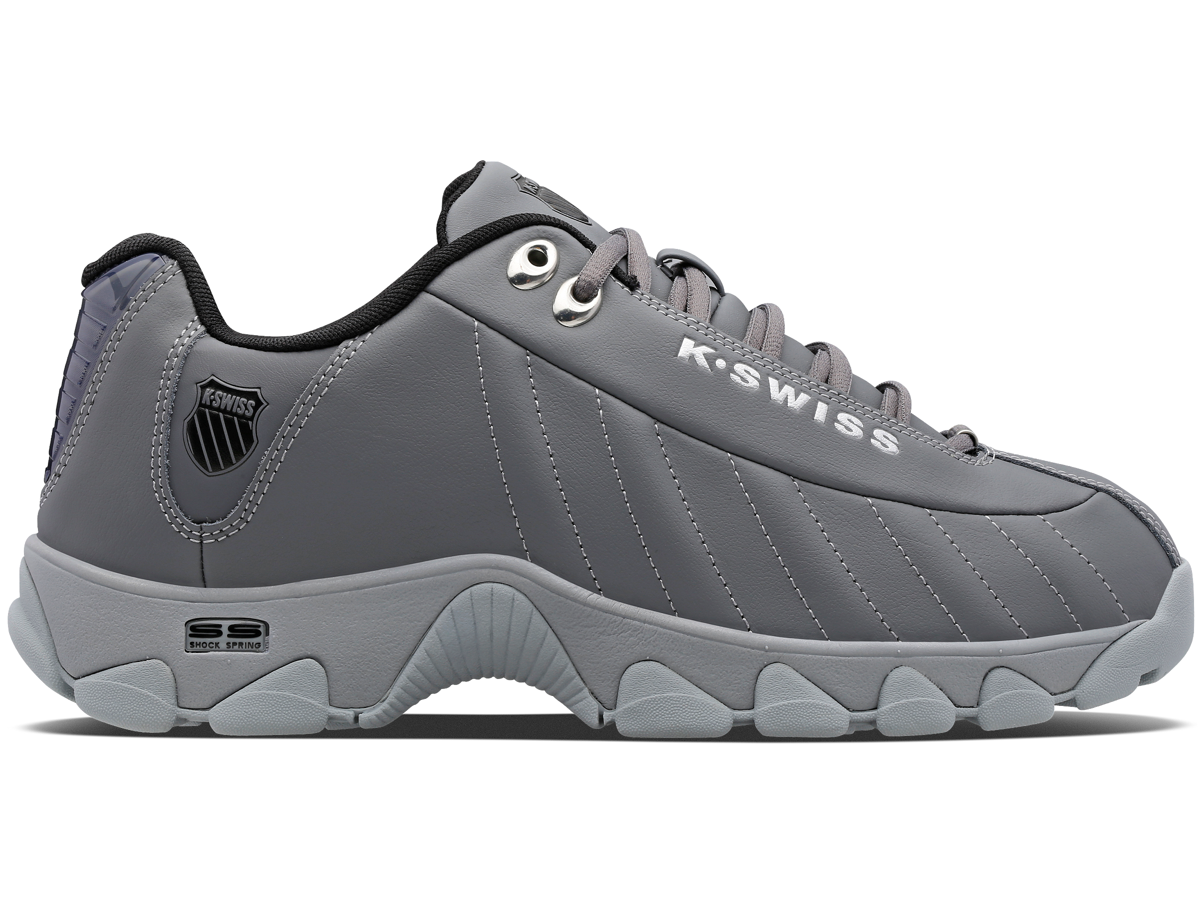 Gray k swiss shoes deals