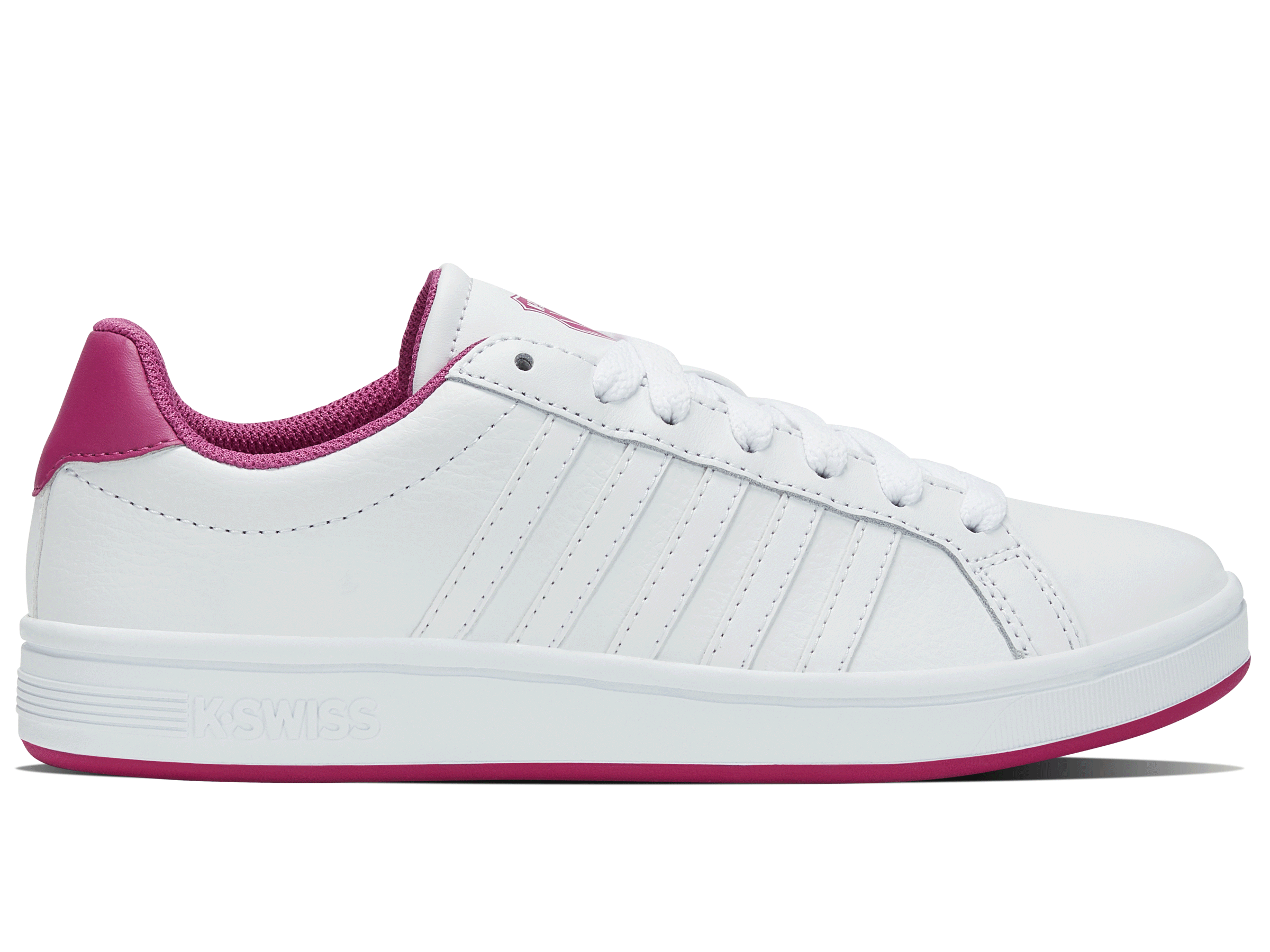 K swiss white trainers sales