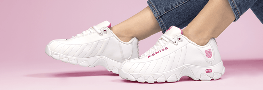 ST329 in White & Pink: The Classic Sneaker She'll Wear on Repeat - K-Swiss US