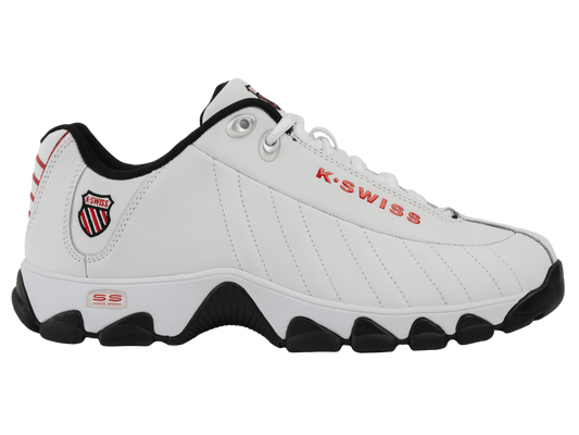 03426 - 122 - XW | ST329 CMF | WHITE/BLACK/RED - K - Swiss US - FOOTWEAR