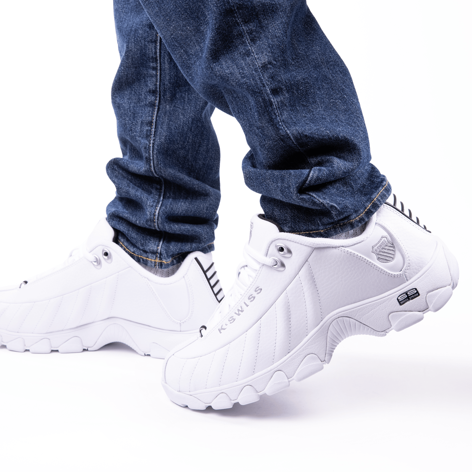 03426 - 129 - M | ST329 CMF | WHITE/BLACK/SILVER - K - Swiss US - FOOTWEAR