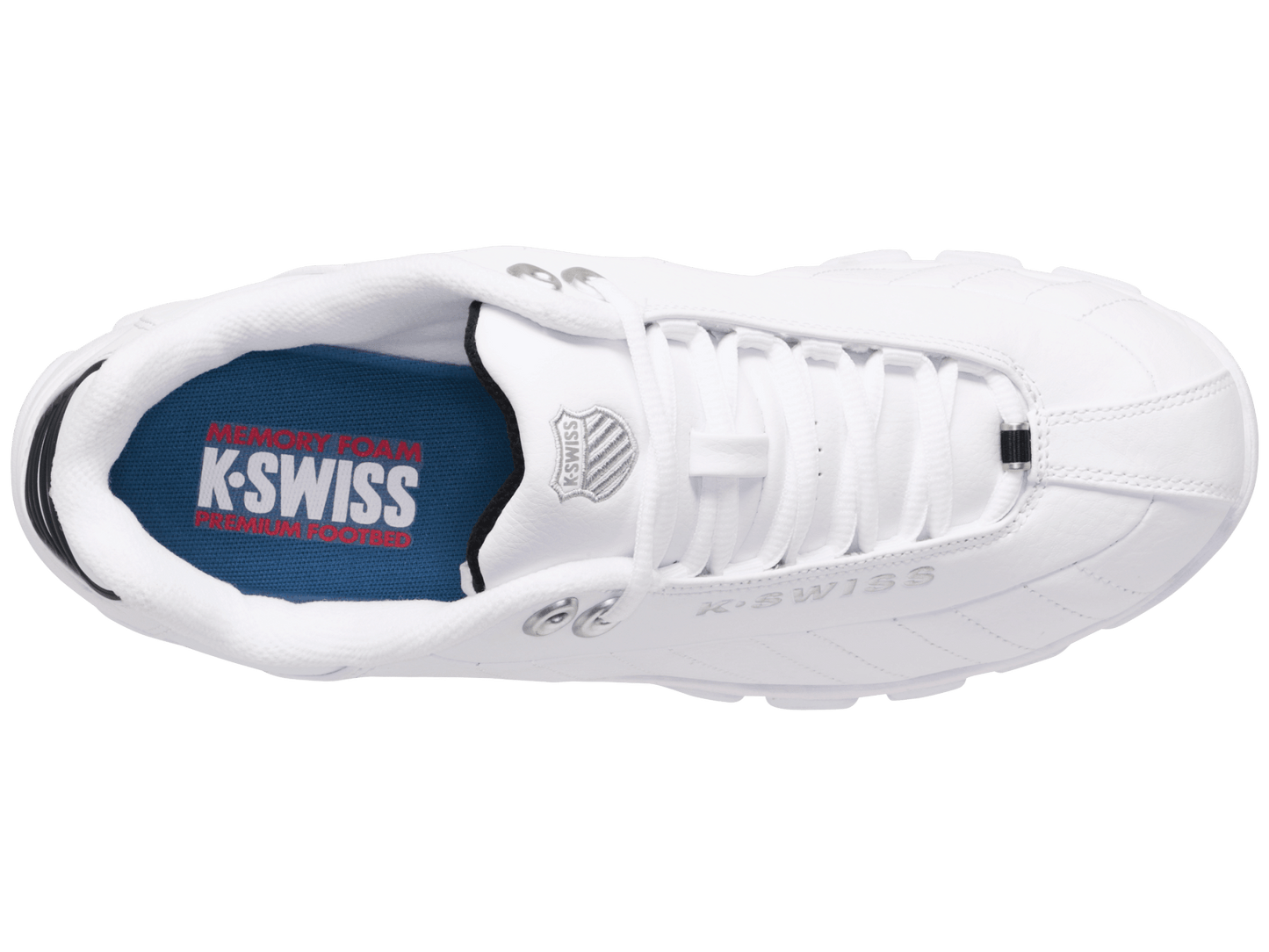 03426 - 129 - XW | ST329 CMF | WHITE/BLACK/SILVER - K - Swiss US - FOOTWEAR