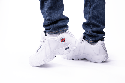 03426 - 130 - M | ST329 CMF | WHITE/NAVY/RED - K - Swiss US - FOOTWEAR