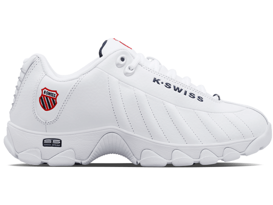 03426 - 130 - M | ST329 CMF | WHITE/NAVY/RED - K - Swiss US - FOOTWEAR