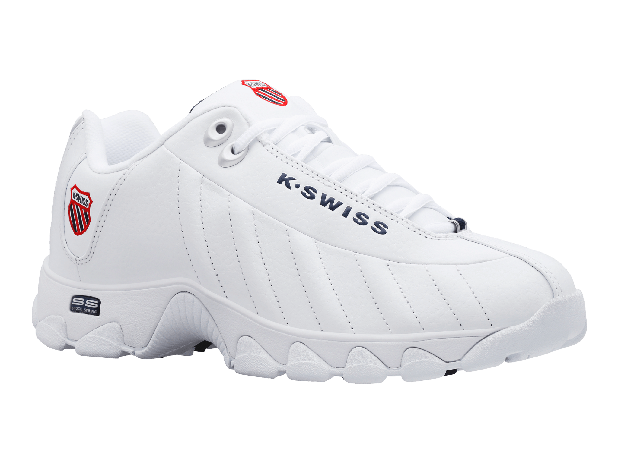 靴 K-SWISS EVER 29cm 03426-130-XW | ST329 CMF | WHITE/NAVY/RED - K-Swiss US FOOTWEAR