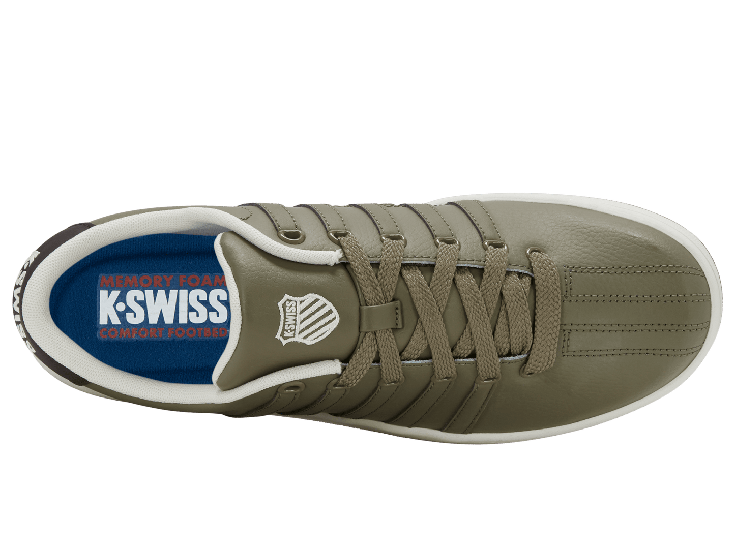 03629 - 373 - M | COURT PRO II CMF | BURNT OLIVE/LIGHT GRAY/DARK GUM/BLACK COFFEE - K - Swiss US - FOOTWEAR