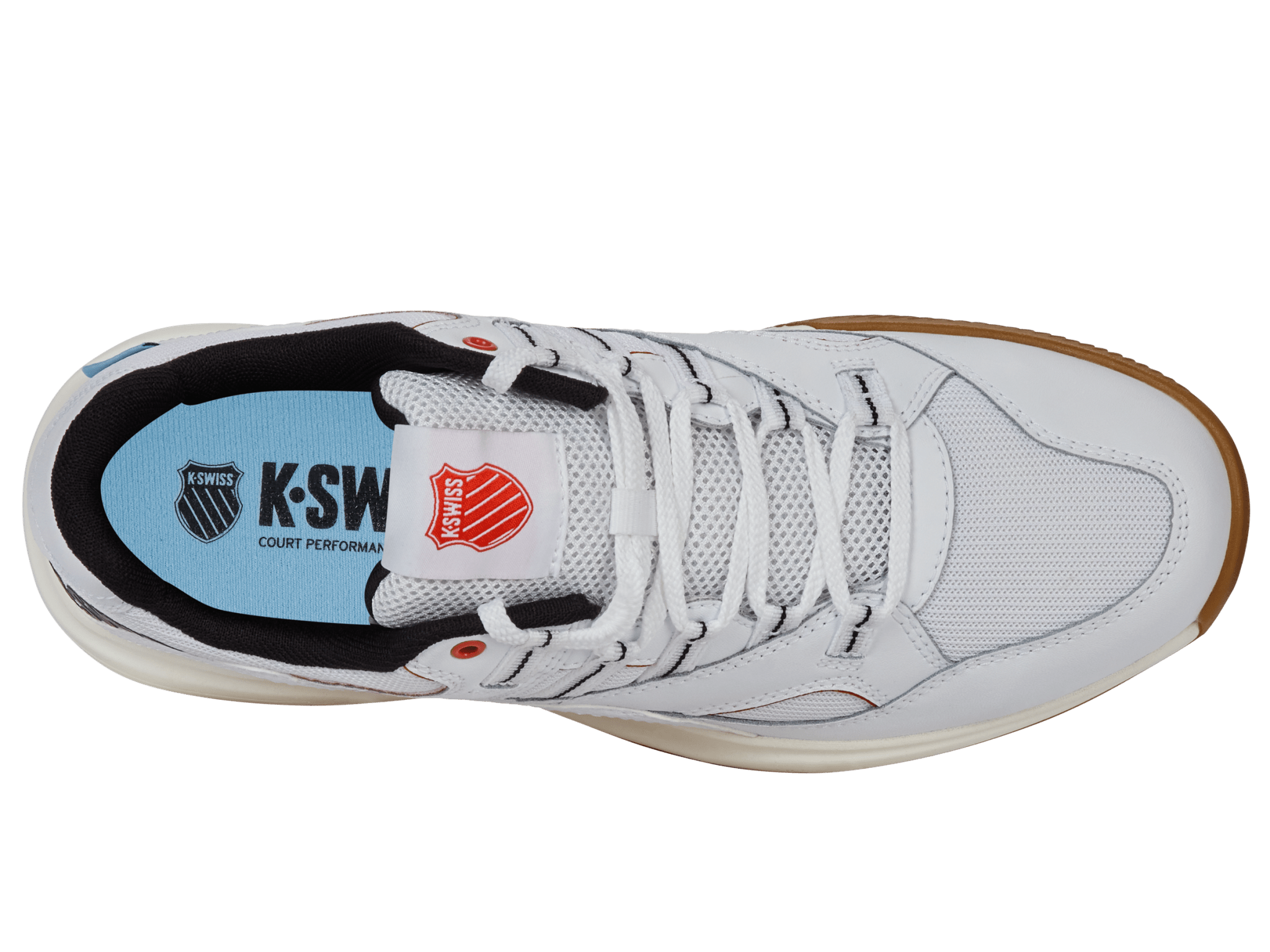 04076-140-M | TURA TEAM | WHITE/BLACK/MARS RED - K-Swiss US FOOTWEAR