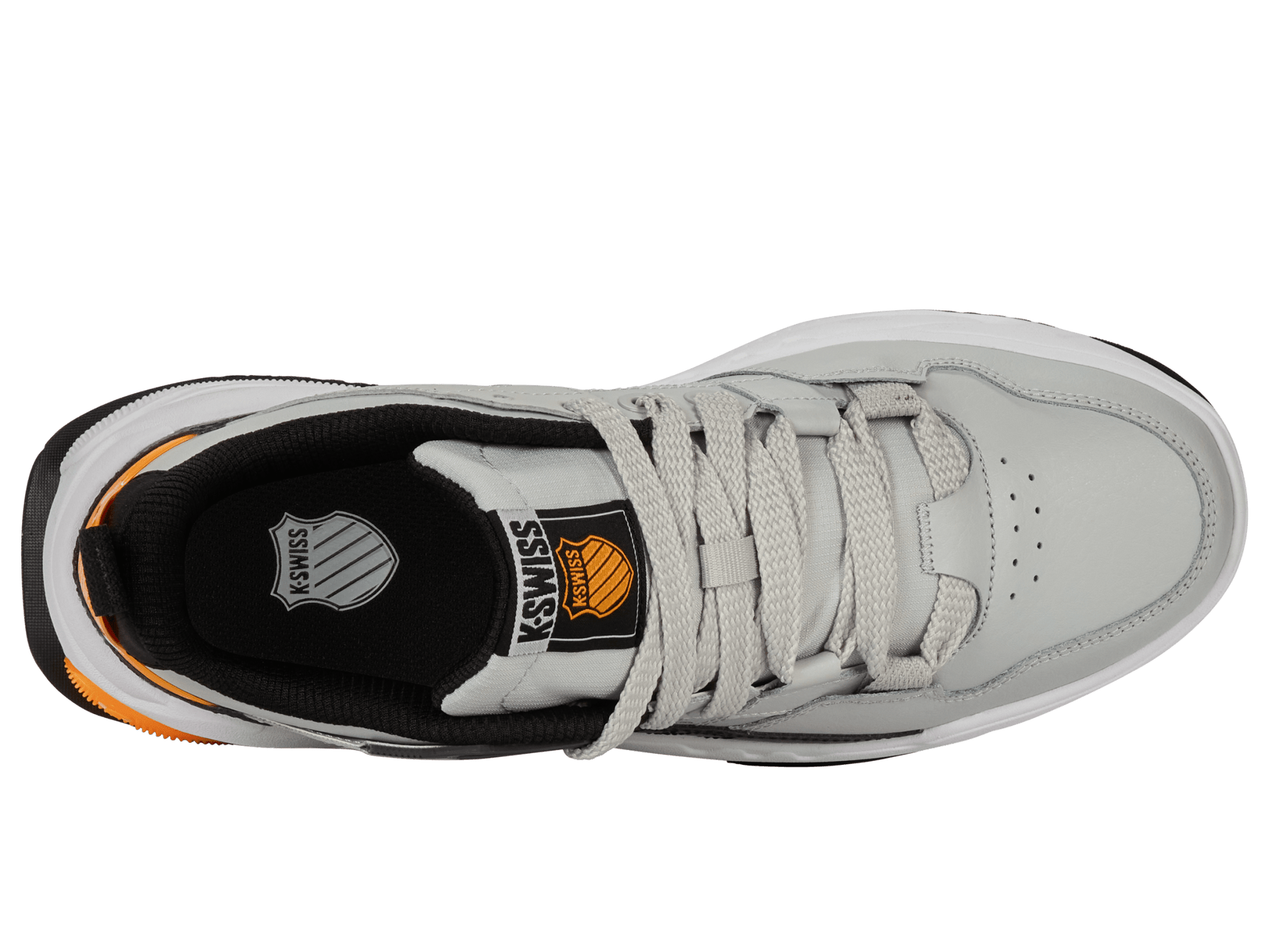 04077 - 031 - M | TECHNA TRAINER | GRAY/BLACK/ORANGE - K - Swiss US - FOOTWEAR