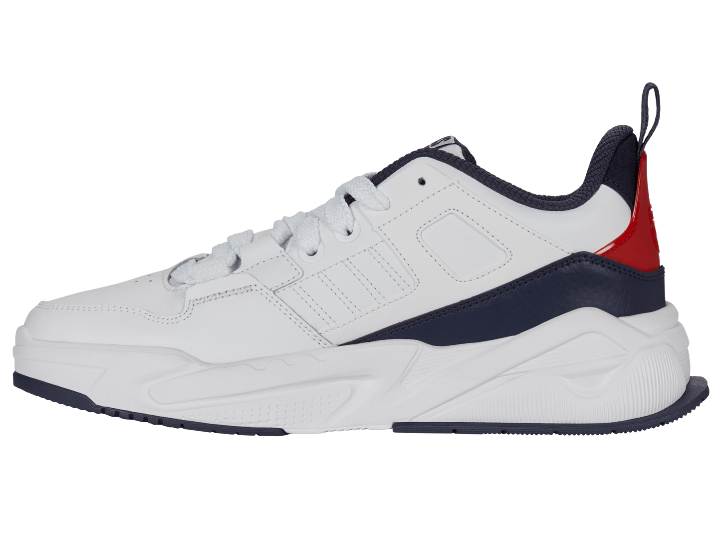 04077 - 130 - M | TECHNA TRAINER | WHITE/NAVY/RED - K - Swiss US - FOOTWEAR
