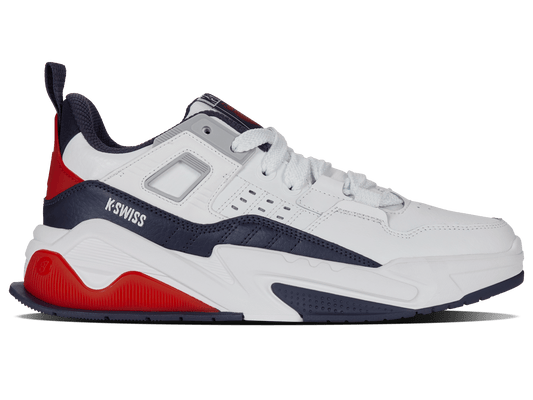 04077 - 130 - M | TECHNA TRAINER | WHITE/NAVY/RED - K - Swiss US - FOOTWEAR