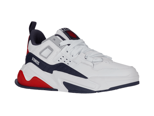 04077 - 130 - M | TECHNA TRAINER | WHITE/NAVY/RED - K - Swiss US - FOOTWEAR