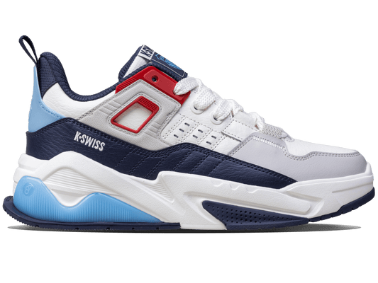 04077 - 936 - M | TECHNA TRAINER | SAIL WHITE/NAVY/RED - K - Swiss US - FOOTWEAR