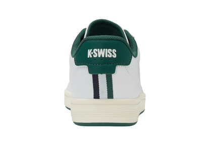 04411 - 108 - M | COURT BASE II | WHITE/POSY GREEN - K - Swiss US - FOOTWEAR