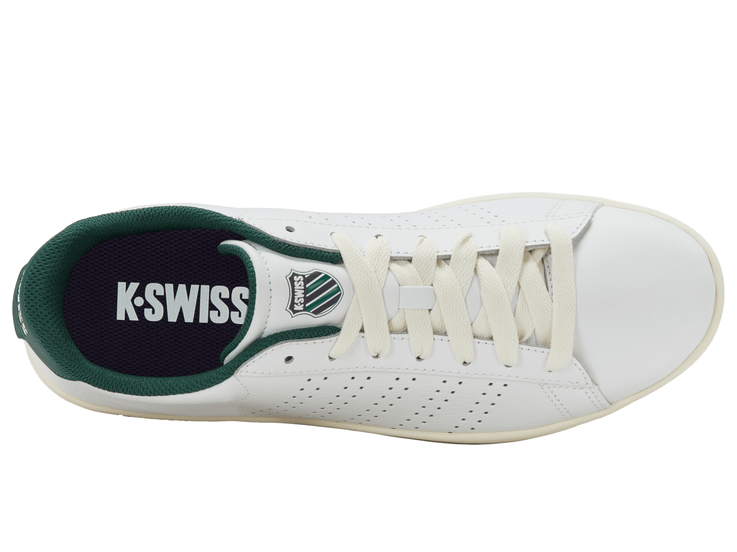 04411 - 108 - M | COURT BASE II | WHITE/POSY GREEN - K - Swiss US - FOOTWEAR