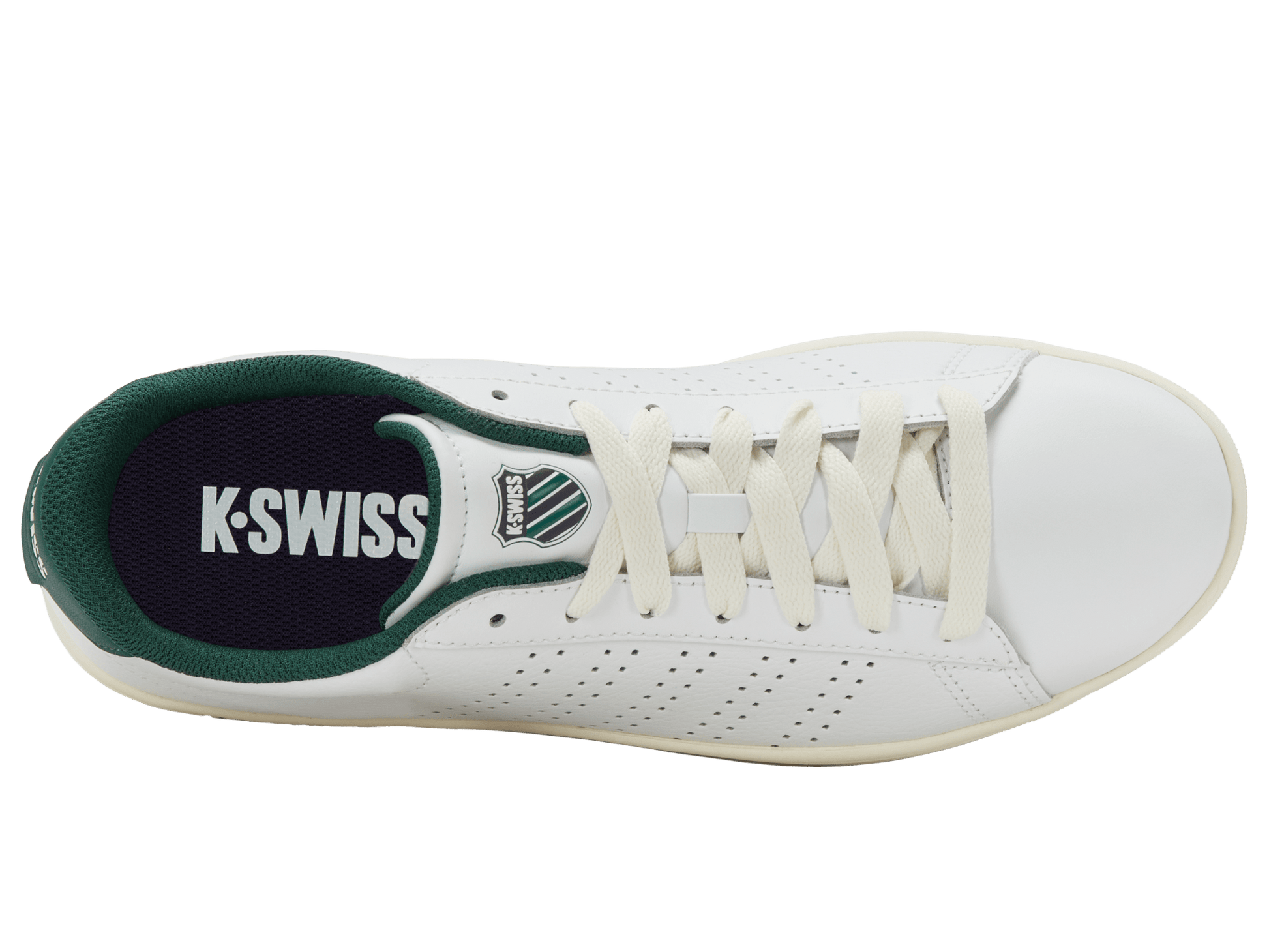 04411 - 108 - M | COURT BASE II | WHITE/POSY GREEN - K - Swiss US - FOOTWEAR