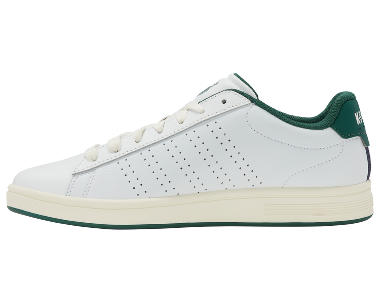 04411-108-M | COURT BASE II | WHITE/POSY GREEN