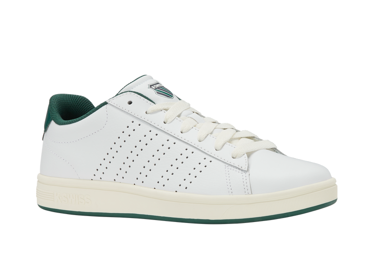 04411-108-M | COURT BASE II | WHITE/POSY GREEN