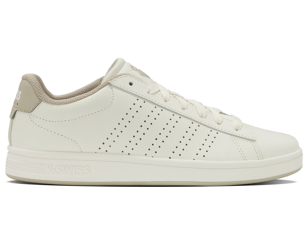 04411-127-M | COURT BASE II | SNOW WHITE/LIGHT GRAY/PEYOTE