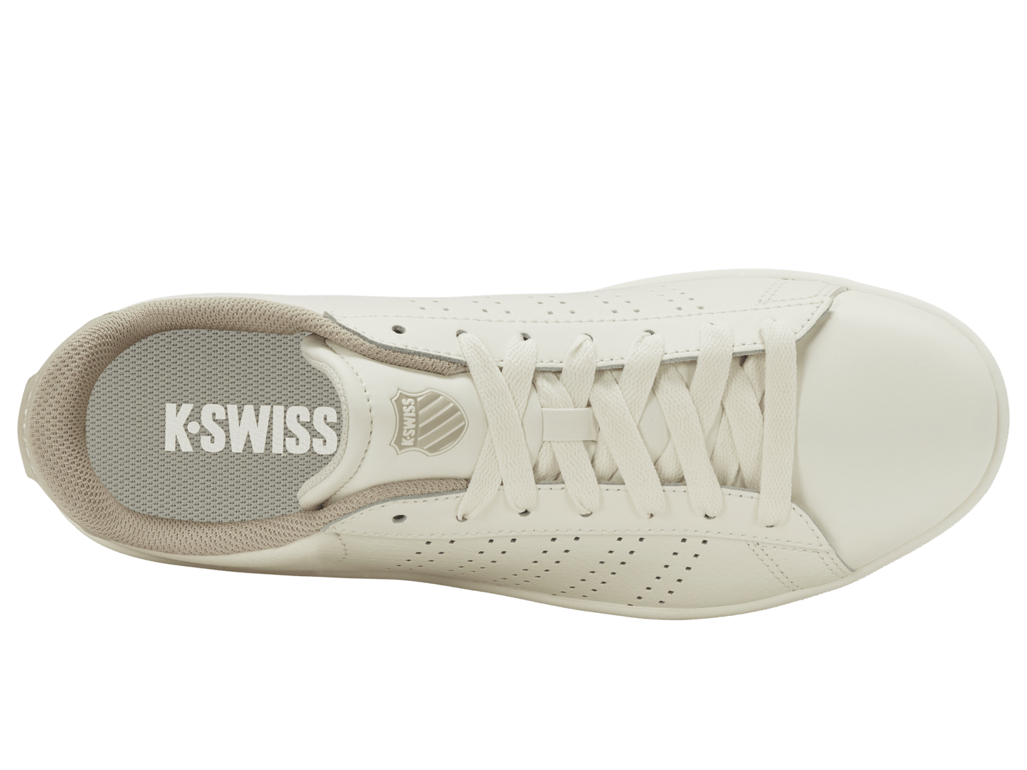04411 - 127 - M | COURT BASE II | SNOW WHITE/LIGHT GRAY/PEYOTE - K - Swiss US - FOOTWEAR