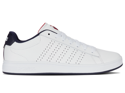 04411-130-M | COURT BASE II | WHITE/NAVY/RED