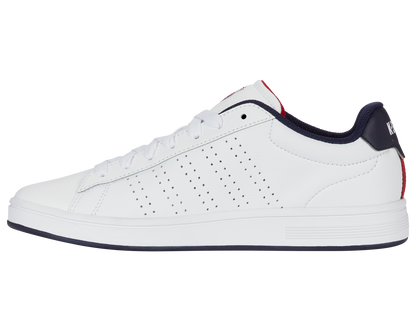 04411-130-M | COURT BASE II | WHITE/NAVY/RED