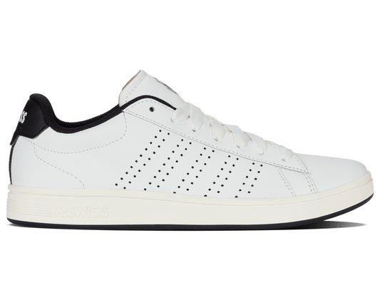 04411 - 131 - M | COURT BASE II | BRIGHT WHITE/NATURAL/BLACK - K - Swiss US - FOOTWEAR