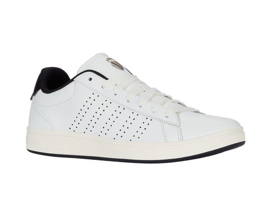 04411 - 131 - M | COURT BASE II | BRIGHT WHITE/NATURAL/BLACK - K - Swiss US - FOOTWEAR