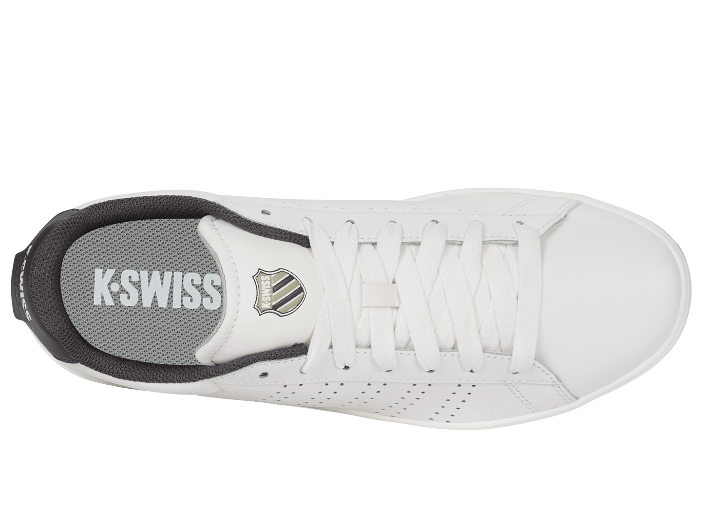04411 - 151 - M | COURT BASE II | CLOUD DANCER/ABBEY STONE/ASPHALT - K - Swiss US - FOOTWEAR