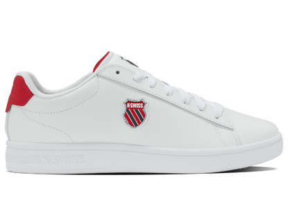 04412 - 128 - M | COURT SHIELD II | WHITE/PEACOAT/MARS RED - K - Swiss US - FOOTWEAR