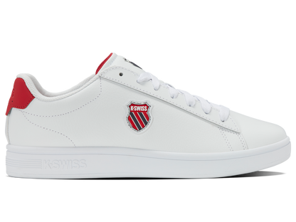 04412-128-M | COURT SHIELD II | WHITE/PEACOAT/MARS RED