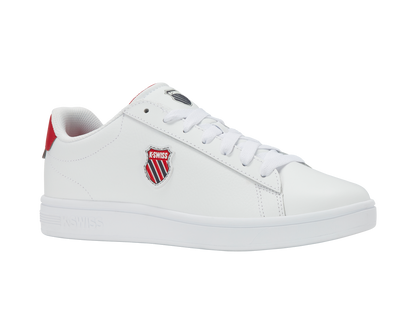 04412-128-M | COURT SHIELD II | WHITE/PEACOAT/MARS RED