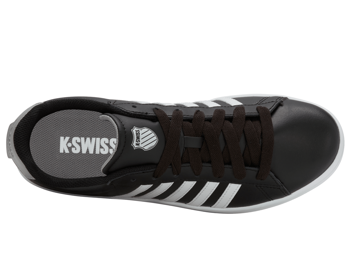 04413 - 030 - M | COURT TIEBREAK II | BLACK/WHITE/ULTIMATE GREY - K - Swiss US - FOOTWEAR