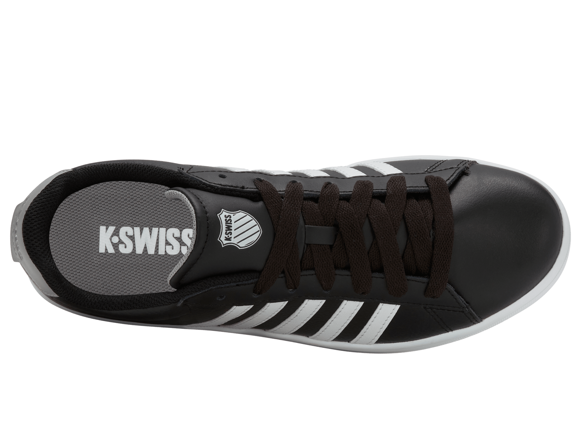 04413 - 030 - M | COURT TIEBREAK II | BLACK/WHITE/ULTIMATE GREY - K - Swiss US - FOOTWEAR