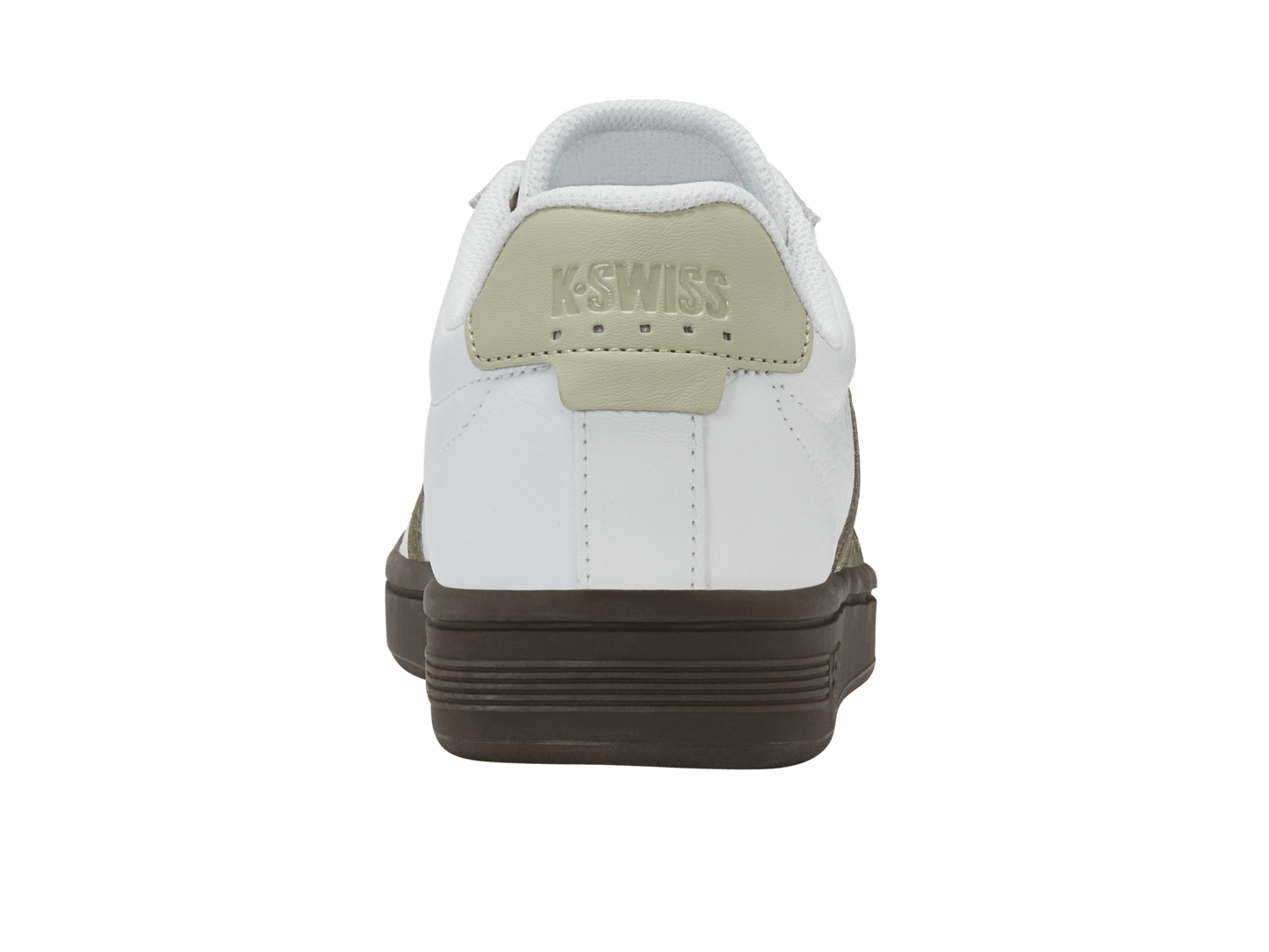 04413 - 125 - M | COURT TIEBREAK II | WHITE/BURNT OLIVE/COLA GUM/ALFALFA - K - Swiss US - FOOTWEAR
