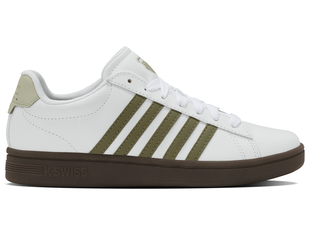 キースケ様 04413-125-M | COURT TIEBREAK II | WHITE/BURNT OLIVE/COLA GUM
