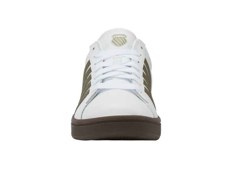 04413-125-M | COURT TIEBREAK II | WHITE/BURNT OLIVE/COLA GUM/ALFALFA