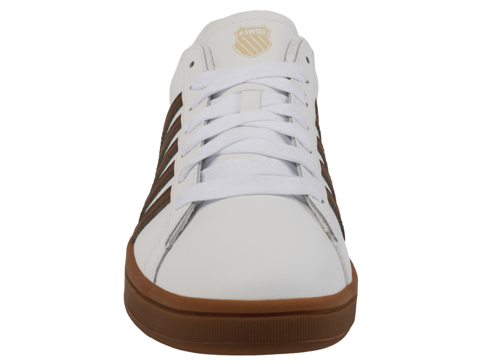 04413 - 126 - M | COURT TIEBREAK II | WHITE/SOFT SILT/CREME BRULEE/GUM - K - Swiss US - FOOTWEAR